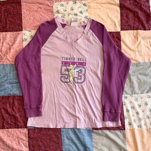 Tinker Bell v neck top